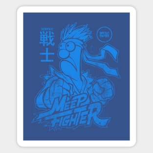 Beaker Meep Japanese Style Blue Magnet